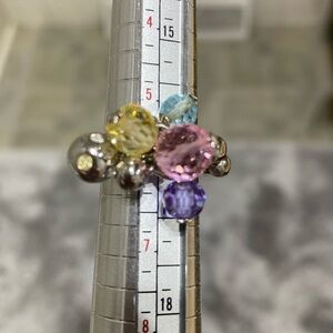 Candy charm like sterling silver ring.